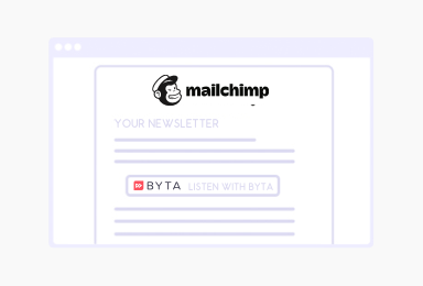 Announcing Byta's Mailchimp Integration