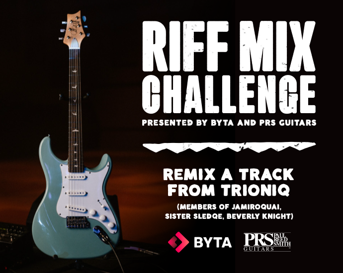Byta & PRS Guitars’ Riff Mix Challenge – Enter Now! (Win a PRS SE Silver Sky + Byta upgrade)