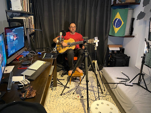 Abdallah Harati's studio setup