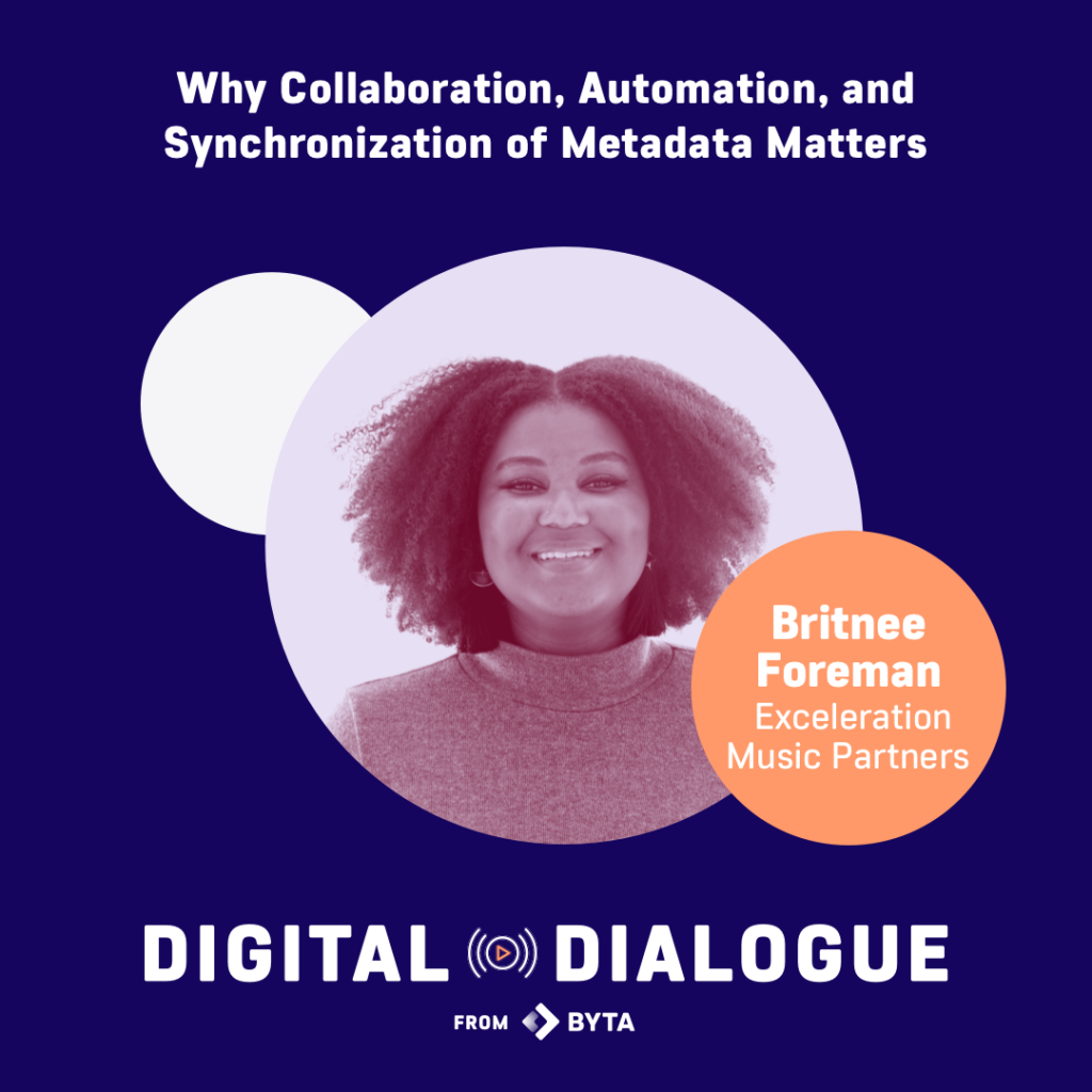 Music Data and Metadata - Britnee Foreman, Exceleration Music