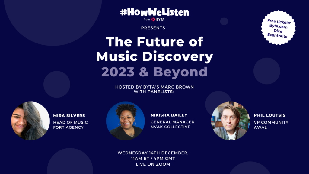 Future of Music Discovery