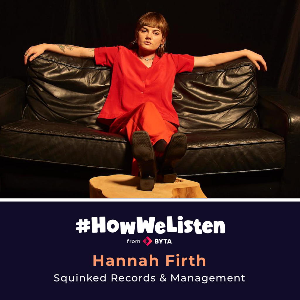 Hannah Firth: #HowWeListen interview from Byta / byta.com