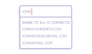 create and share private listening links with streams and downloads